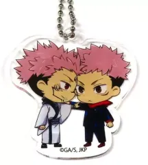 【中古】雑貨 虎杖悠仁＆両面宿儺 「呪術廻戦 ペアアクリルキーホルダーコレクション」