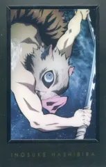 【中古】キャラカード 嘴平伊之助 チェキ風ブロマイド 「鬼滅の刃×ufotable DINING 鬼滅シアター開催記念 THEATER DINING 無限列車編」 お楽しみくじ景品