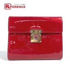 LOUIS VUITTON ルイヴィトン 3つ折り財布 ポルトフォイユ コアラ M91979 モノグラムヴェルニ ポムダムール レッド