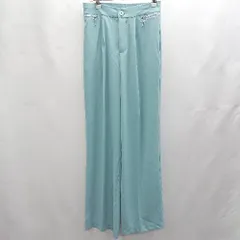 ◇ Θ me+em select ミームセレクト タック入り パンツ サイズ M ブルー系 レディース E  【1501160040008】