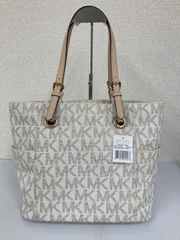 ％ １ MICHAELKORS マイケルコース レザー トートバッグ 外側シミあり 画像でご確認お願い致します 内側美品 【バッグ】【2】