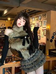 ギャル 平成 Y2K dia egg GYDA グランジ archive ファー - メルカリ