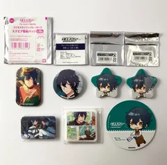 エリオスライジングヒーローズ エリオスR グレイ・リヴァース アッシュ・オルブライト 缶バッジ コースター 7点セット