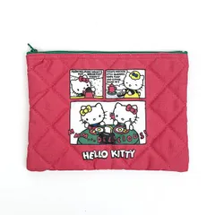 サンリオ ハローキティ キルティングポーチ（コミック） 50th Anniversary