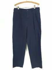 古着 90s POLO GOLF Ralph Lauren ライト コットン タック パンツ テーパード ベージュ W33 L30 古着 