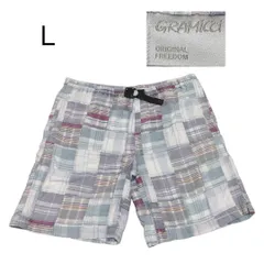 GRAMICCIグラミチ古着バッチワークショートパンツＬ股下22㎝