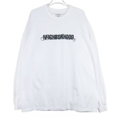 NEIGHBORHOOD ネイバーフッド 25SS NH.TEE LS-10 251PCNH-LT10 クルーネック ロングスリーブ Tシャツ ホワイト ロンT カットソー 長袖 サイズXL julz