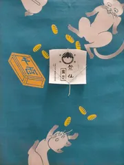 竺仙 浴衣反物 木綿 美しい流水模様 未使用品 Amazon.co.jp: 竺仙浴衣（ちくせん）綿芭蕉玉むし本染浴衣 千鳥
