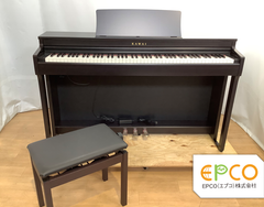 ★68267【電子ピアノ】KAWAI　CN201R　22年製