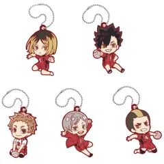【中古】キーホルダー 全5種セット 「でふぉラバ! ハイキュー!! 音駒高校キーホルダー」