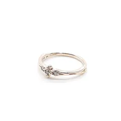 agete アガット リング K10 ダイヤモンド 0.034ct ゴールド ジュエリー ピンキー