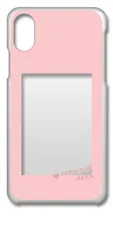 【新品未使用】iPhone X iPhone Xs アイフォンX XS クリア ハードケース (ピンク) 四角窓 アレンジ くすみカラー カバー スマホケース cl-iphonex-367