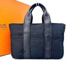 エルメス アカプルコ ナイロンレザー ショルダーバッグ HERMES NYLON LEATHER HAND BAG/エルメスアカプルコナイロン