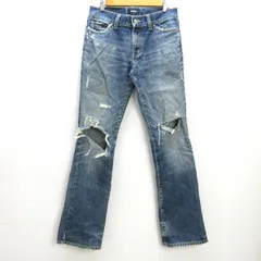 G■バーバリー/Burberry Blacklabel デニムパンツ/ジーンズ【76】紺/men's/12【中古】■