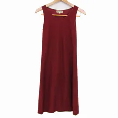 ミッシェルクラン ノースリーブワンピース トップス レディース 38サイズ レッド系 MICHEL KLEIN 【中古】