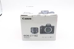 【未開封品】Canon キヤノン ミラーレス一眼カメラ EOS Kiss M2 標準ズームレンズキット ホワイト KISSM2WH-1545 #LE2025449