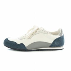 오니츠카 타이거 Onitsuka Tiger SERRANO CL 세라노 스니커 슈즈 스웨이드 23.0.cm 화이트 화이트 블루 블루 1183B886 /AQ ■OF