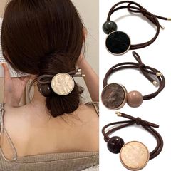 【人気商品】ヘアゴム ヘアゴム ヘアゴム ヘアゴム ヘアゴム ヘアゴム ハート 金属 お団子 ビジュー お団子 小物 上品 簡約 ファクション韓国風 ヘアアクセサリー 可愛い 髪ゴム 髪飾り 輪ゴム シンプル かわいい 飾りつきヘアゴム 黒 大人，Better