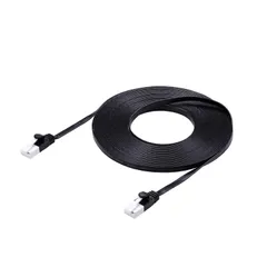 【数量限定】LANケーブル CAT6A 7m ツメが折れない エレコム 爪折れ防止コネクタ スーパーフラット ブラック ECLD-GFATBK70