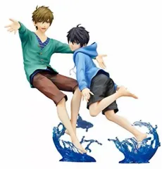 【中古】フィギュア 七瀬遙＆橘真琴 「ハイ☆スピード!-Free! Starting Days-」 ALTAiR 1/7 PVC製塗装済み完成品
