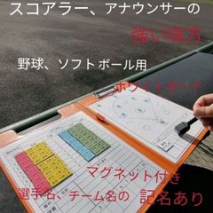 新 スコアラー、アナウンサーの強い味方 野球用ホワイトボード 