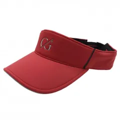 キャロウェイ レッドレーベル サンバイザー レッド×シルバー フロントロゴ FR  ゴルフウェア Callaway