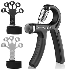 【迅速発送】Yasoku 3個セットフィンガーパワー フィンガートレーナー 指トレーニング 握力 6つの抵抗調節可能 6.6LB-21LB 左右 指ストレッチャー フィンガーグリップ 指筋トレ ハンドグリップ 握力トレーニング 握力グリップ 前腕 筋トレ スト