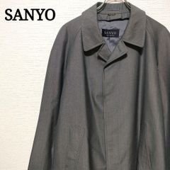 ◇高級◇美品◇SANYO 厚手ステンカラーコート 黒 カシミヤ - メルカリ