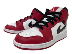 NIKE (ナイキ)  AIR JORDAN 1 MID GS エアジョーダン ハイカット 554725-173 23cm US4Y キッズ レディース/045