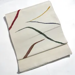 シンプル・モダン×曲線模様　袋帯　【A】