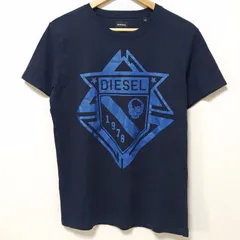 有名人着!!確実正規品◎【DIESEL】ディーゼル 半袖 Tシャツ スカル プリント 1978s ディーゼルジャパン㈱ RN93243 海外ブランド Y2K 紺 ネイビー M /M34834j