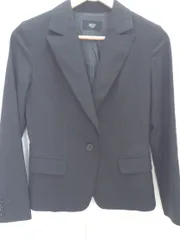 ◇ VICKY ビッキー シングル 1B 長袖 テーラード ジャケット 2 ブラック *  【1002799156837】