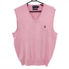 ☆完売☆未使用ポロ・ラルフ・ローレン ピンクニットベスト 定価25000円 ☆完売☆未使用ポロ・ラルフ・ローレン ピンクニットベスト 定価