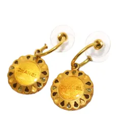 シャネル CHANEL 99A ヴィンテージ フープピアス ゴールドカラー /KH ■OH