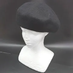 ◇ Θ 美品 スメリー シンプル系 ベレー帽 ブラック系 サイズ表記なし レディース E  【1507160019389】