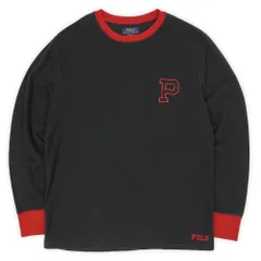 古着 POLO RALPH LAUREN サーマル ロンＴ カットソー ブラック POLO RALPH LAUREN ポロ ラルフローレン サーマル ロンT