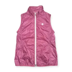 adabat アダバット ナイロン ベスト ジャケット M/ピンク レディース ゴルフ