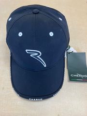 【新品】CHERVO　シェルボ　ゴルフ　キャップ　ブラック　フリーサイズ