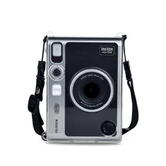 【特価商品】Evo透明ケース ショルダーストラップ付き Evoケース mini mini instax PC(透明) instax カメラ保護バッグ Evoカメラケース チェキケースFUJIFILM HIYQIN
