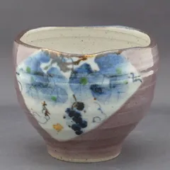 九谷焼 壺 花瓶 山田寿正 紫陽花 金彩 銘有り 九谷焼 壺 花瓶 山田寿正 紫陽花 金彩 銘有り