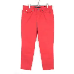 Calvin Klein(カルバ・ンクライン) 綿スパン ズボン レディース 26 春 秋 パンツ BG7115