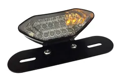 【即日発送】内蔵 ミニモト ウインカー ナンバー灯 LEDテールランプ バイク ステー付 １２V 汎用 (スモーク) Karun
