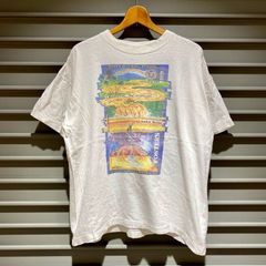 90's AMERICAN STYLE Tシャツ 半袖 プリント シングルステッチ サイズ：メンズ XL ビッグサイズ ホワイト【PI】