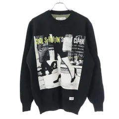 WACKO MARIA ワコマリア 23AW BLUE NOTE JACQUARD KNIT SWEATER TYPE-2  ニットセーター  ブラック S