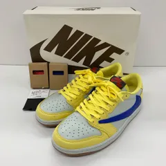 TRAVIS SCOTT × NIKE WMNS AIR JORDAN 1 RETRO LOW OG CANARY 24.5cm DZ4137-700 トラヴィススコット ナイキ ウィメンズ エアジョーダン1 ロー カナリー 【X0388-001】□268