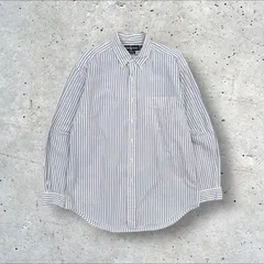 90s 00s Ralph Lauren BLAKE ボタンダウン ストライプ 長袖 シャツ M