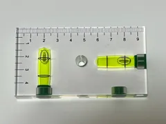 アクリル製の水平器　電工　2個セットのサムネイル