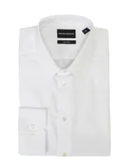 EMPORIO ARMANI (エンポリオアルマーニ) レギュラーカラー オックスフォード 長袖 ドレスシャツのサムネイル