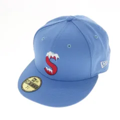 【中古】シュプリーム Supreme 2020年秋冬 S Logo New Era ウール ベースボールキャップ ブルー【サイズ7 3/8】【メンズ】のサムネイル