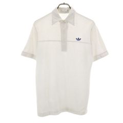 超希少】デサント製 90s adidas tennis ポロシャツホワイト白 - メルカリ